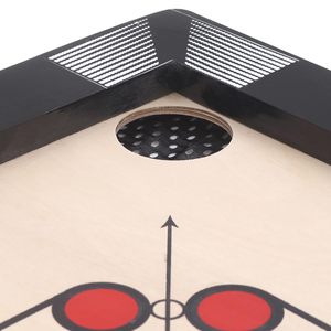 Tablero de Carrom de Madera con Acabado Mate Super Premium para Niños y Adultos con Palitos y Accesorios - Product Image 4