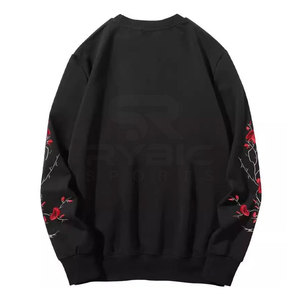 Trendy Design Solid Pattern Women Embroidery Sweatshirt <b>Hip</b> Hop Urban Street Wear Premium Quality Pullover Clothing - Product Image 2