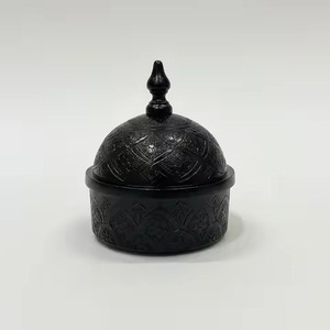 Nouveau Bol à Dattes en Métal Plaqué Or avec Couvercle Dôme, Finition Polie, Idéal pour l'Aïd et le Ramadan, Service de Table, Vente en Gros de Bols à Dattes - Product Image 2