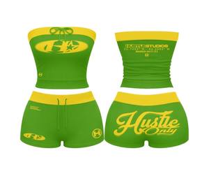 Conjunto de Ropa de Verano 2026 para Mujer, Top sin Mangas y Pantalones Cortos, Trajes de Dos Piezas para Fitness y Descanso, Fabricante de Ropa Personalizada - Product Image 1