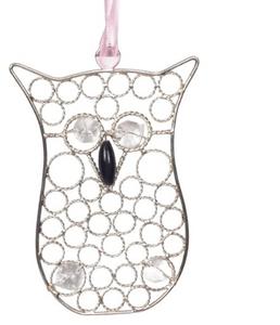 เครื่องประดับตกแต่งคริสต์มาสรูปนกฮูกประดับลูกปัด ทำด้วยมือ ทนทาน กันน้ำ สไตล์ทันสมัย ขนาดสั่งทำได้ โรงงานผลิตโดยตรง - Product Image 3