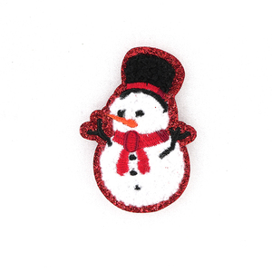 Parche de chenilla bordado estilo navideño uso para bolso zapatos sombrero ropa parches - Product Image 5