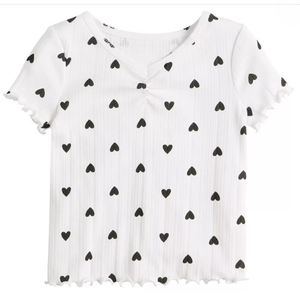 Korean Style Baby Tops Corduroy Embroidered Turn Down Collar Floral Casual Wear for Baby Girls - Product Image 1