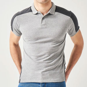 Polo homme écologique, séchage rapide, respirant, coupe ajustée, design personnalisé, fabrication directe d'usine, prix bas, style streetwear - Product Image 5