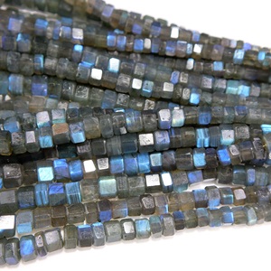 Blue Fire <b>Labradorite</b> Faceted Bolt Shape Gemstone Beads Natural Flash <b>Labradorite</b> Loose Beads for Necklace <b>Bracelet</b> Jewelry Maki - Product Image 1