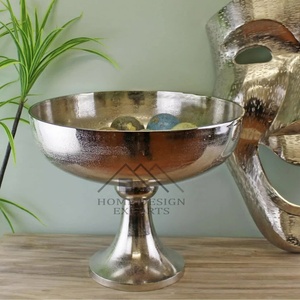 Centres de table bol à fleurs sur socle pour décor de salon vente en gros prix le plus bas bol à fruits à pied en métal meilleur vendeur - Product Image 3