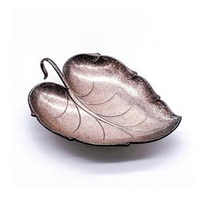 Capsule Shape Silver Finishing Hammered Metal Tray for Catering, Floral Designer <b>Chocolate</b> Dessert Platter for Restaurants - Product Image 6