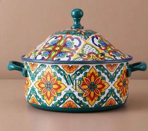 Wholesale Premium Metal <b>Cookware</b> <b>Set</b> Ramadan Eid Serving Pot Home Dining Casserole Decorative Hotpot Buffet Dish Food Warmer - Product Image 1