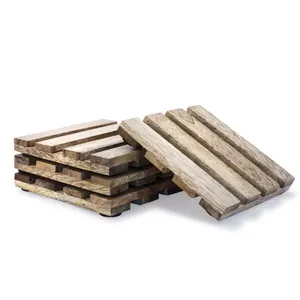 Posavasos de Madera de Olivo Ecológicos de la Mejor Calidad, Posavasos Modernos para Tazas de Té y Café, Artículos de Decoración para el Hogar Más Vendidos, Accesorios de Cocina - Product Image 2