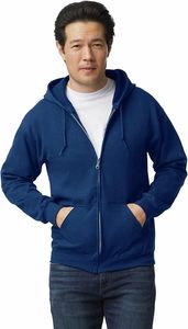 Sudadera con capucha y cremallera para hombre, personalizada, ecológica, de 2 piezas, de algodón y forro polar, con logotipo personalizado OEM - Product Image 2