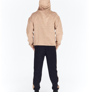 Survêtement d'hiver tendance pour homme, pull décontracté uni, 100% coton, logo personnalisé imprimé, très chaud, respirant, grande taille - Product Image 2