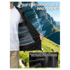 Mens Rain Jacket and <b>Coats</b> Packable Lightweight Waterproof Windbreaker Hooded for Golf Cycling Hiking Outdoor Sports <b>Travel</b> - Product Image 5