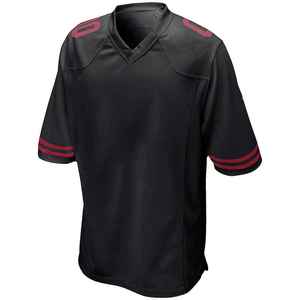 Maillot de football personnalisé pour adulte, 100% polyester respirant, séchage rapide, col en V, manches courtes, ensemble de match - Product Image 2