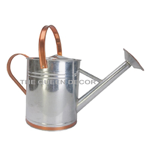Portable Feature Antiqued Gold Iron Metal Durable Watering Cans With Handle Use Flower <b>Garden</b> Home Outdoor Customizable - Product Image 6