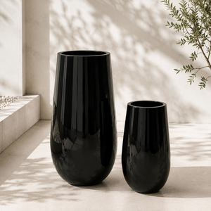 Offre spéciale de pots de fleurs en fibre de verre gros ciment Style minimaliste taille personnalisée ensemble 2 pièces décor de maison fournisseur du Vietnam - Product Image 5
