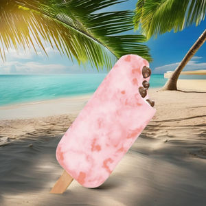 Barre de crème glacée Vegan Peach Boba Dessert glacé en boîte avec goût superposé Fabriqué par des experts en crème glacée végétaliens - Product Image 1