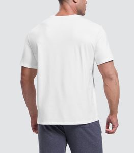 T-shirts de course pour hommes 100 % polyester, décontractés, séchage rapide, anti-humidité, col rond, manches courtes, pour entraînement, athlétisme et natation - Product Image 3