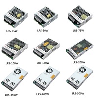 Fuente de Alimentación Conmutada de 5V, 12V, 24V, 36V, 48V, 15W, 25W, 35W, 50W, 60W, 75W, 100W, 120W, 200W, 250W para Cámaras CCTV y Luces LED