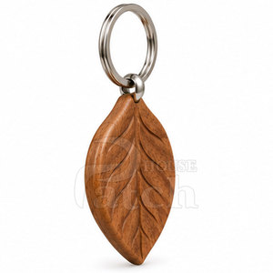 Eco Friendly <b>Wooden</b> Keychain Custom Wood Key Ring Natural Finish Personalized <b>Gift</b> For Weddings Events Bags And Accessories - Product Image 4