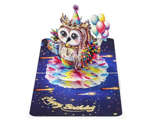 Popup Birthday <b>Card</b> with Custom <b>Gift</b> <b>Card</b> Envelope - Product Image 2