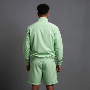 Ensemble de survêtement léger en polyester/nylon pour homme, style streetwear, avec sweat à capuche et short imprimé camouflage délavé à l'acide, personnalisable en gros - Product Image 2