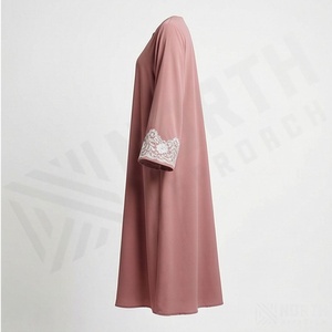 Vestido Abaya Cerrado de Punto para Otoño, para Todas las Temporadas, Grueso y Cálido, Elegante, de Alta Calidad, Ropa Holgada para Mujeres Musulmanas - Product Image 3