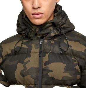 Chaqueta acolchada de poliéster 100%, cuello levantado ultraligero, liso, impermeable, para otoño e invierno, venta al por mayor - Product Image 4