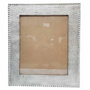 Cadre photo rectangulaire en aluminium plaqué argent, style fantaisie, luxe, fait main, très vendu, excellente qualité - Product Image 1
