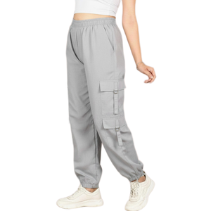 Pantalones Cargo Holgados de Pierna Ancha para Mujer, Estilo Urbano, con Logotipo Personalizado, Prendas de Moda para Damas, Ropa Urbana - Product Image 5