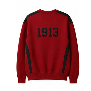 Sudadera Delta Sigma Theta con Cuello Redondo, Color Rojo Crema, Manga Raglán, Unisex, Informal, Tejida, para Otoño - Product Image 5