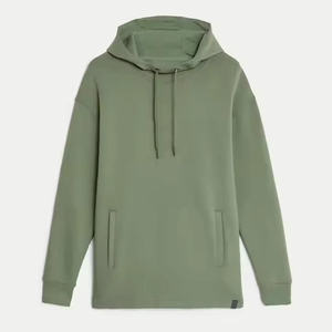 Hoodies d'hiver décontractés pour hommes, coupe régulière, personnalisables, en tissu respirant polyester/coton 350g, tricotés, vierges, collection 2025 - Product Image 5
