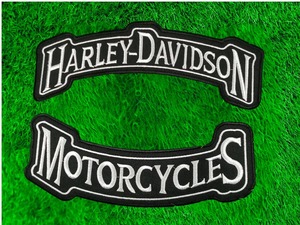 Harley-Davidson Eagle Embroidered <b>Patch</b> Set (3 Pieces) – Biker <b>Jacket</b> Applique - Product Image 3
