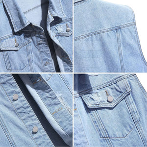 Chaleco Vaquero Informal de Primera Calidad, Transpirable, Atuendo de Moda para Invierno, en Venta en Línea - Product Image 6