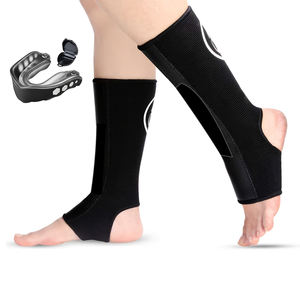 Protections de tibia en cuir et PU pour l'entraînement de Muay Thai, MMA et boxe - Product Image 1