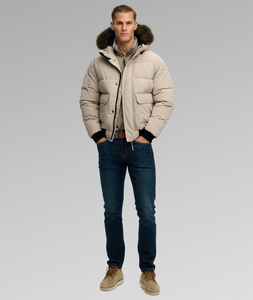 Wholesale <b>Men</b>’s Puffer <b>Jacket</b> For Winter Custom Casual Outdoor Wear For <b>Men's</b> Windproof Zipper Closure Side Pockets <b>Men's</b> Coat - Product Image 6
