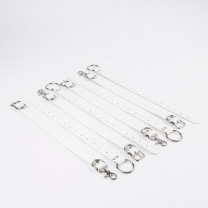 Juego Completo de Correas de Cuero Vacuno de Alta Calidad con Herrajes Resistentes, Ideales para Tobilleras y Muñequeras BDSM-0122 - Product Image 5