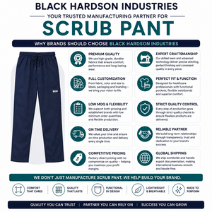 Pantalon de travail unisexe premium 220 GSM en tissu poly-coton tissé 65/35, coupe jogger, poches cargo, taille élastique, vert sauge, pour hôpital - Product Image 5