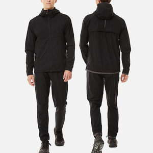 Men’s Windbreaker <b>Jacket</b> and Pants Set with Custom Logo Premium Quality Tracksuit for Sportswear - Product Image 1