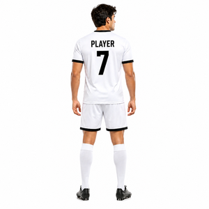 Colección de Uniformes de Fútbol Personalizados Premium, Conjunto de Camiseta y Pantalones Cortos de Fútbol Profesional con Impresión por Sublimación para Equipos y Clubes - Product Image 2