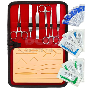 Surgical Silicone <b>Suture</b> Training Simulated Skin Pad Surgical <b>Suture</b> Skills Training <b>Kit</b> By Blush Surgical - Product Image 2