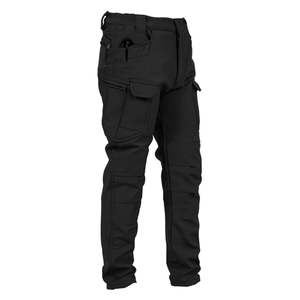 Pantalon Softshell Coupe-Vent pour Homme avec Membrane Thermocollée, Pantalon de Sport Robuste et Performant avec Poches Zippées, Vêtement d'Extérieur Athlétique - Product Image 1