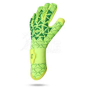 Gants de gardien de but en cuir antidérapants, respirants, à doigts complets, pour l'entraînement au football, les séances d'équipe, le développement des compétences au football - Product Image 4