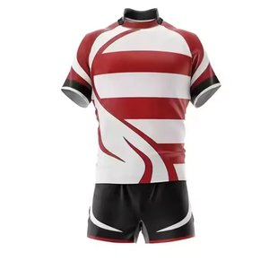 Nuevo Estilo de Uniforme de Rugby Deportivo Sublimado en su Totalidad, Hecho de Poliéster, Diseño Profesional, Jersey de Rugby Unisex Personalizado que Absorbe la Humedad - Product Image 3