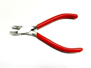 Alicates Manuales para Joyería con Mango Rojo, Herramienta de Acero Inoxidable para Doblar Alambres y Reparar Anillos - Product Image 4