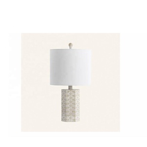 Modern Bone Inlay & Resin <b>Table</b> <b>Lamp</b> Handmade Bone Inlay Wooden <b>Base</b> <b>Table</b> <b>Lamp</b> Side <b>Table</b> <b>Lamp</b> Bone Crafts - Product Image 5