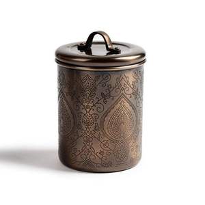 Metal Canister Food Storage Tin Decorative Kitchen Organizer Dishwasher Safe Modern Design Storage <b>Box</b> <b>Set</b> - Product Image 4
