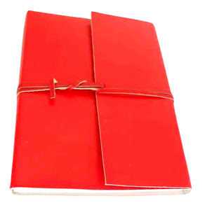 Custom Handmade Recycled Cotton Paper Notebook A5 Office <b>Weekly</b> Monthly <b>Planner</b> Glue Binding Goat TC Leather Hard Cover Hand - Product Image 1