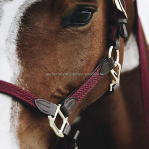 New Arrival Plaited Nylon Horse racing halter with <b>braided</b> design and Nickel plated adjustable hardware and <b>accessories</b> - Product Image 6