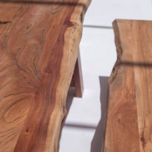 โต๊ะอาหารไม้สักสีเข้มรุ่นวานดานา ออเรโอ วิสต้า ดีไซน์ร่วมสมัย ทำมืออย่างประณีต - Product Image 4