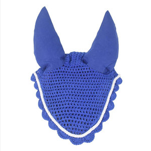Luxury Crochet Horse <b>Fly</b> Veil Breathable Horse Ear Bonnet Lightweight Washable Equestrian Riding Gear OEM Manufacturer - Product Image 1